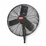 24 in, Light-Duty Quiet-Design Industrial Fan, Oscillating, Stationary, Wall, 115V AC