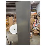 Retails: $1100 Wardrobe Locker: 36 in x 18 in x 72 in, Louvered, 3 Tiers, 3 Units Wide, Padlock Hasp, Steel