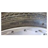 Pair of Dragster Center Line 17in rims with Cheng Shin tires