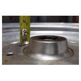 Pair Aluminum Funny Car rims with Anglia spindles