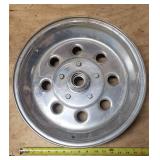 Single Weld Aluminum Funny Car rim with Anglia spindle