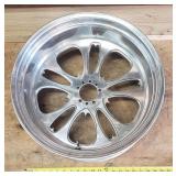 Used Billet Aluminum Rear Motorcycle Rim (19 in. diameter and 9.25 in. width)