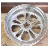 Used Billet Aluminum Rear Motorcycle Rim (19 in. diameter and 9.25 in. width)