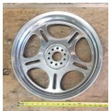 Used Billet Aluminum Motorcycle Rim (17 in. diameter and 4.25 in. width)