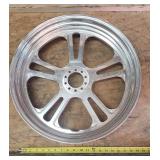 New Billet Aluminum Rear Motorcycle Rim (19.25 in. diameter and 6.25 in. width)