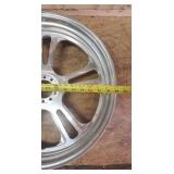 New Billet Aluminum Rear Motorcycle Rim (19.25 in. diameter and 6.25 in. width)