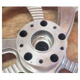 Used Billet Aluminum Motorcycle Rim w/Hub (19.25 in. diameter and 4.125 in. width)