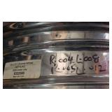 Used Chrome Plated Motorcycle Rim w/Hub (19.25 in. diameter and 4.125 in. width) ~ some chrome plating damage see pix