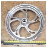 New Billet Aluminum Motorcycle Rim w/Hub (19.25 in. diameter and 4.125 in. width)