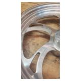 New Billet Aluminum Motorcycle Rim w/Hub (19.25 in. diameter and 4.125 in. width)