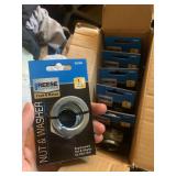 New Box of 6 Reese Towpower 1” Nut & Washer