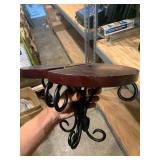 Bundle of 2 Matching Wall Mounts and 1 Metal Display bowl and Ceramic Food Bowl