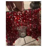 Decorative Bundle including Star Wreath, Iron Decor Piece, and 2 Wall Candle Lights