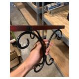 Decorative Bundle including Star Wreath, Iron Decor Piece, and 2 Wall Candle Lights