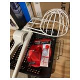 Bundle Pack: Metaltex Food Smasher, Hat Washing Case, Pour and Stir Paint Can Lid, and Metal Outdoor Cooking Tray.