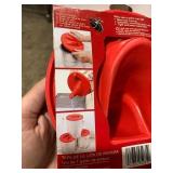 Bundle Pack: Metaltex Food Smasher, Hat Washing Case, Pour and Stir Paint Can Lid, and Metal Outdoor Cooking Tray.