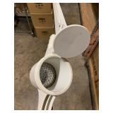 Bundle Pack: Metaltex Food Smasher, Hat Washing Case, Pour and Stir Paint Can Lid, and Metal Outdoor Cooking Tray.