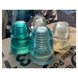 Old Antique Made In USA Electric Insulators