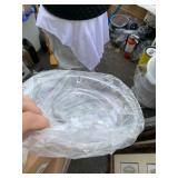 12 New 7 3/8” Palette Bowl Clear Covers