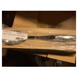 New Pack of 6 Sysco Spoon S-S Notched w/ Hollow Handle
