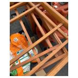 Wooden Table w/ 2 Matching Side Tables