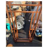 Wooden Table w/ 2 Matching Side Tables