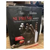 Master Madison Supreme Series 19pcs Knife Block Set