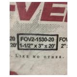 New Universal Venting Material Flex-O-Vent 1-1/2”x3”x20’