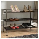 New in box 3 tier shoe rack