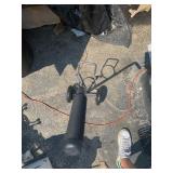 Adjustable Oxygen Tank Cart