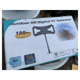 Outdoor Rain Proof HD Digital TV Antenna 150 Mile Reception Range