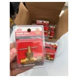 5 New Ace Needle Valves 1/4”x1/4”