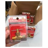 5 New Ace Needle Valves 1/4”x1/4”