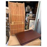 Wooden Bundle: Wooden Shelf and Decoration Piece