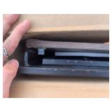 40 in. Rectangular Walnut Writing Desk w/ Adjustable Height Feature