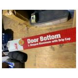 New Box of 5 Ace Door Bottom L-Shaped Aluminum w/ Drip Cap 36”