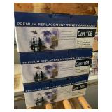 3 New Cases of Premium Replacement Toner Cartridges