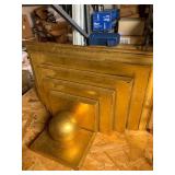 All Gold Colored Decor Item Bundle Set