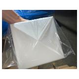 3 Brand New 5”x 5” Fancy Poly Postcaps