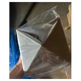 3 Brand New 5”x 5” Fancy Poly Postcaps