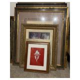 Miscellaneous Art Picture and Unique Frame Lot (2)
