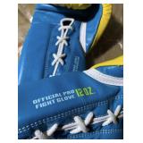 Pair of Genuine Leather Official Pro 12oz. Ringside Fight Gloves