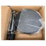 New Black Leather Drummer Stool