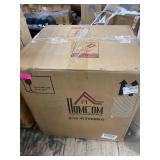 HOMCOM Tufted Back Counter-height Bar Stools (Set of 2) Retail:$319.99