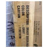 Brady Upholstered Wingback Panel Bed Retail:$289.99