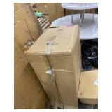 Rustic Lockable Barrel Shaped Wine Bar Cabinet Wooden End Table Retail:$265.99