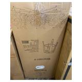 Brage Living Millard Stackable Industrial Metal Counter Stool - (Set of 2) - Gold Retail:$142.99