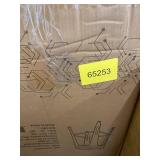 Brage Living Millard Stackable Industrial Metal Counter Stool - (Set of 2) - Gold Retail:$142.99