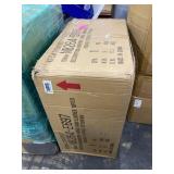 Copper Grove Lamentin Tufted Faux Leather Round Storage Ottoman Retail:$122.20