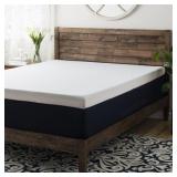 4 Inch Green Tea Infused Memory Foam with Cover - Crown Comfort - White Retail:$167.49